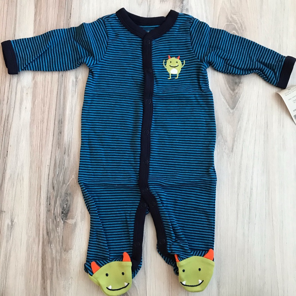 [3for$15] NWT Carter’s Little Monster Bodysuit 3mo